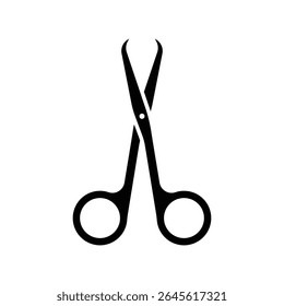Diseño de Vector blanco y negro médico de fórceps
