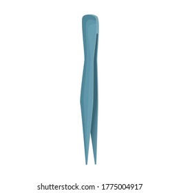 Forceps vector icon.Cartoon vector icon isolated on white background forceps.