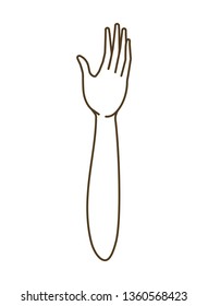 forearm with open hand avatar character