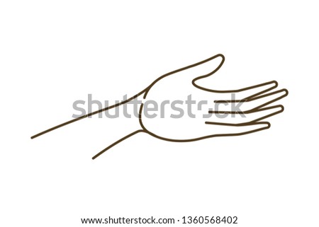 forearm with open hand avatar character