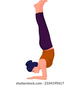 forearm yoga pose asana for ui, ux, web, app, brochure, flyer and presentation design, etc.