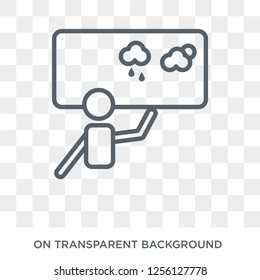 Forecast icon. Forecast design concept from  collection. Simple element vector illustration on transparent background.