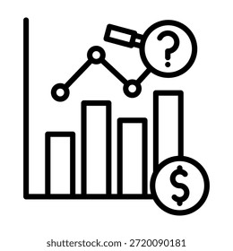 Forecast Icon Line Design Vector Illustration