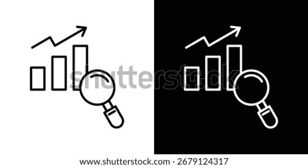 forecast icon set in outline black and white style vector illustration