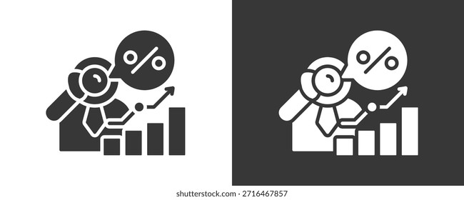 Conjunto De Iconos De Pronóstico Colección De Vector Aislada En Blanco Y Negro