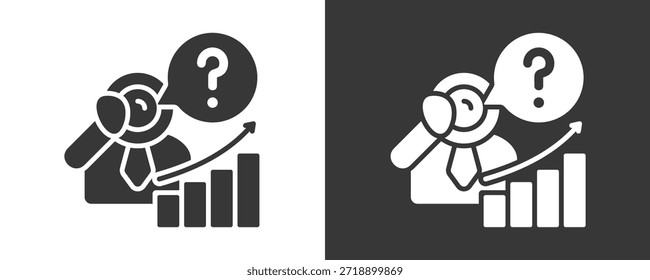 Conjunto De Iconos De Pronóstico Colección De Vector Aislada En Blanco Y Negro