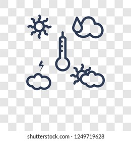 Forecast icon. Trendy Forecast logo concept on transparent background from Weather collection