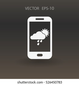 Forecast icon. vector illustration