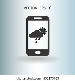 Forecast icon. vector illustration