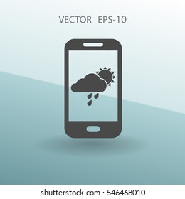 Forecast icon. vector illustration