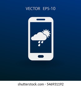 Forecast icon. vector illustration