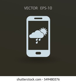 Forecast icon. vector illustration