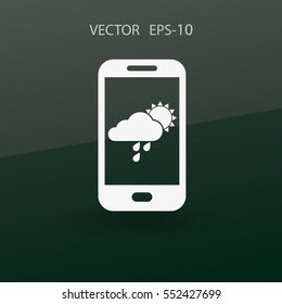 Forecast icon. vector illustration