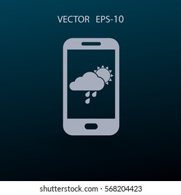 Forecast icon. vector illustration