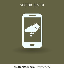 Forecast icon. vector illustration