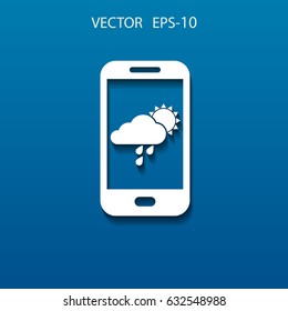 Forecast icon. vector illustration