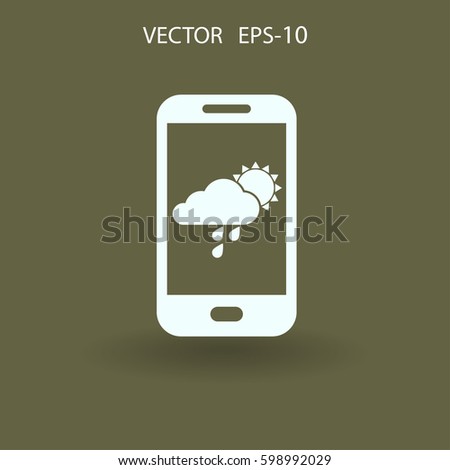 Forecast icon. vector illustration