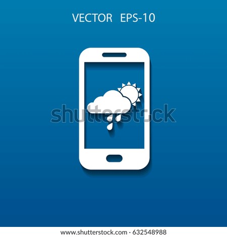 Forecast icon. vector illustration