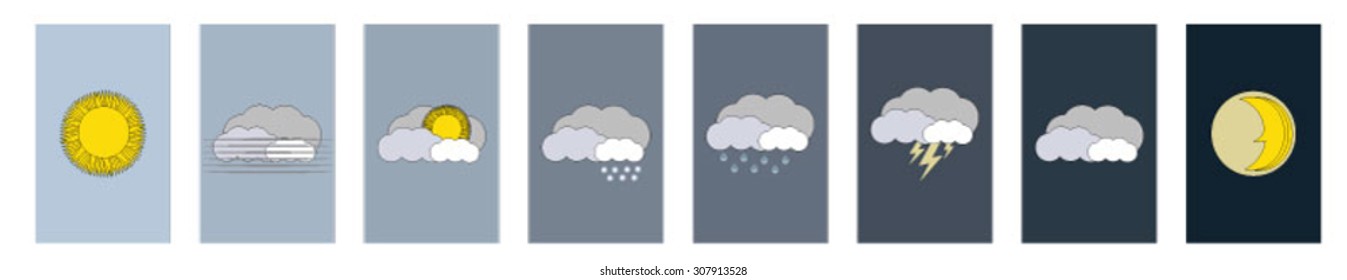 forecast icons;