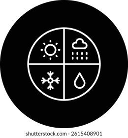 Forecast vector icon. Can be used for printing, mobile and web applications.