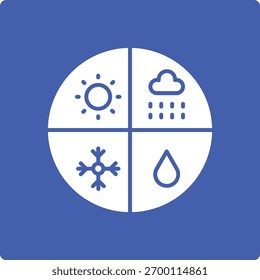 Ícone de vetor de previsão. Pode ser usado para impressão, aplicativos móveis e da Web.