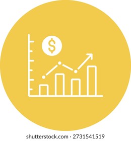 Icono de Vector de previsión. Se puede utilizar para aplicaciones de impresión, móviles y de Web.