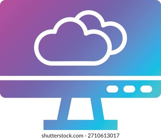 Ilustración de diseño de icono de Vector de pronóstico