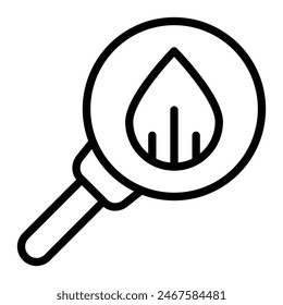 Forecast Vector Line Icon Design