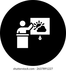 Forecaster Icon Element For Design
