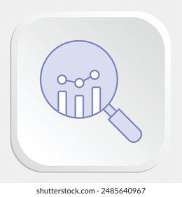 Forecasting Icon - Depicting Prediction of Future Trends Based on Data Analysis and Statistical Methods