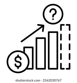 Forecasting Icon Element For Design