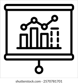 Forecasting Icon Element For Design