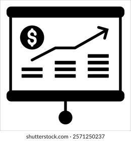 Forecasting Icon Element For Design