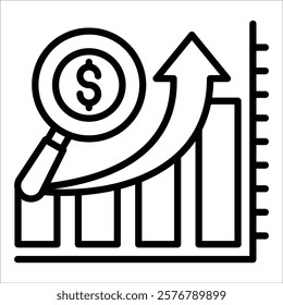 Forecasting Icon Element For Design