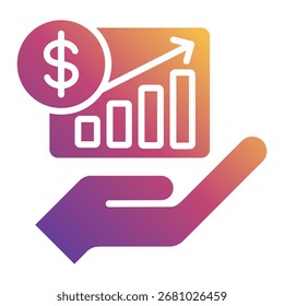 Forecasting Icon Element For Design