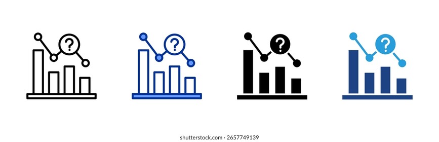 Coleção de vários estilos da folha de ícones de previsão