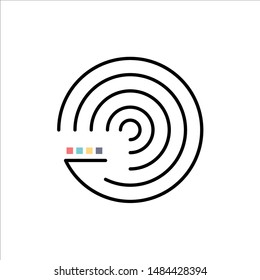 Forecasting, Model, Forecasting Model, Science  Flat Color Icon. Vector icon banner Template. Vector Icon Template background