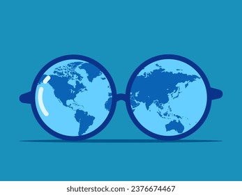 Forecasting the world economy. Looking at the world map through glasses