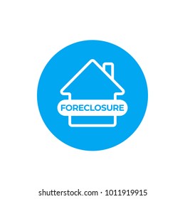 Foreclosure Icon, Vector