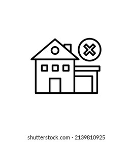 Foreclosure Icon In Vector. Logotype