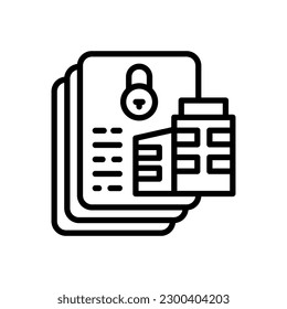 Foreclosure Law Symbol in Vektorgrafik. Illustration