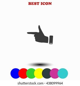 Forefinger icon.