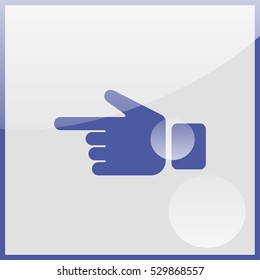 Forefinger icon.