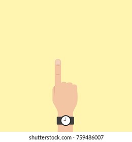 forefinger - point finger, forefinger hand vector