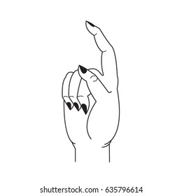 Forefingers sign