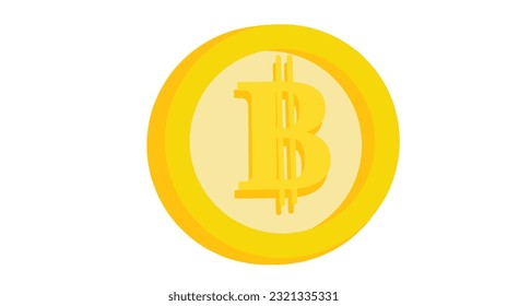 foreign currency coins vector illustration on white background.