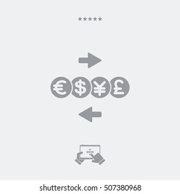 Foreign Currency Exchange Service - Minimal Icon