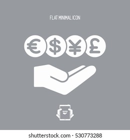 Foreign Currency Exchange Service - Minimal Icon