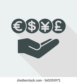 Foreign Currency Exchange Service - Minimal Icon