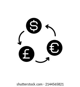 foreign exchange icon in vector. logotype